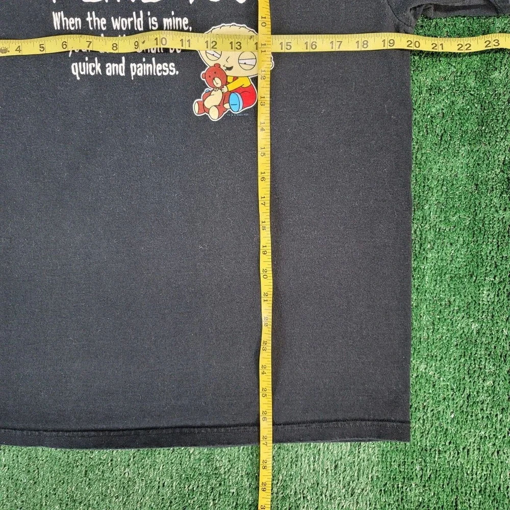 Vintage Family Guy Stewie I Like You Funny Shirt Black M TV Adult Swim 2003 Fox - Picture 7 of 7